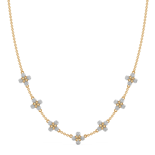 Floral Dreams Diamond Necklaces
