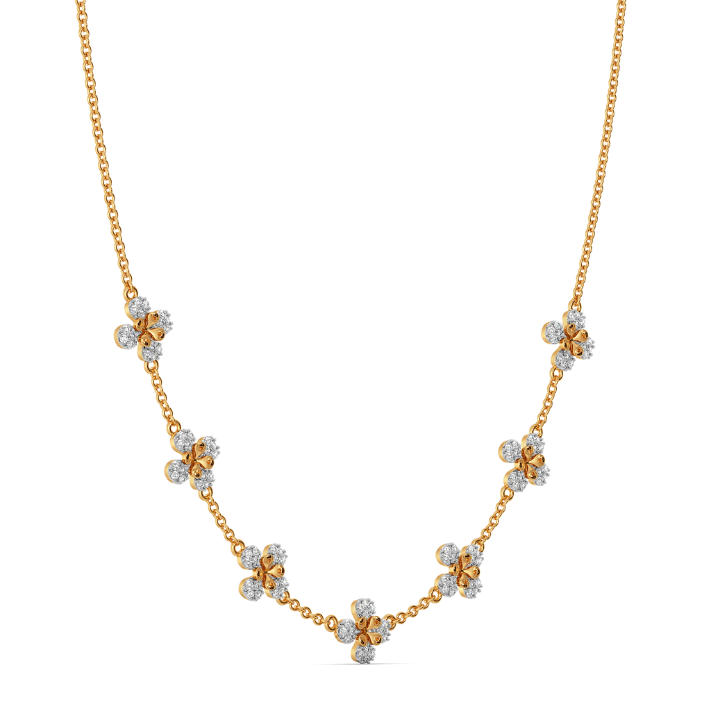 Floral Dreams Diamond Necklaces