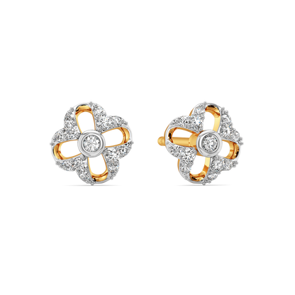 Floral Dreams Diamond Earrings