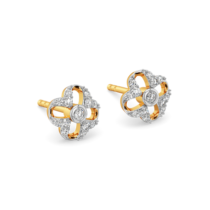 Floral Dreams Diamond Earrings