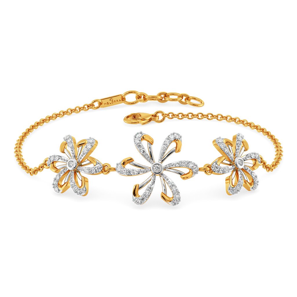 Make My Heart Blossom Diamond Bracelets