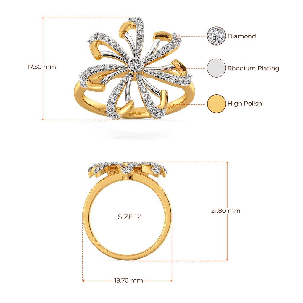 Make My Heart Blossom Diamond Rings