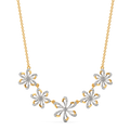 Make My Heart Blossom Diamond Necklaces