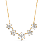Make My Heart Blossom Diamond Necklaces