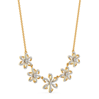 Make My Heart Blossom Diamond Necklaces