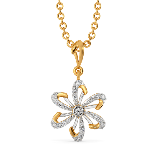 Make My Heart Blossom Diamond Pendants