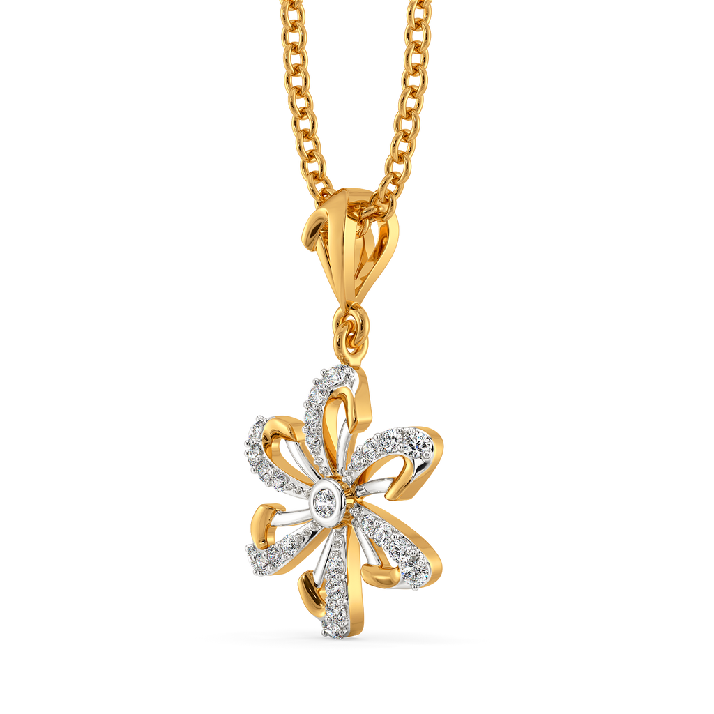 Make My Heart Blossom Diamond Pendants