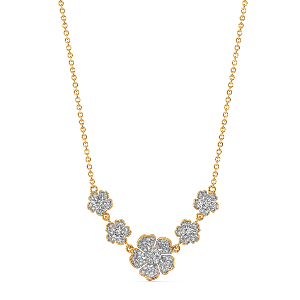 Little Flower Power Diamond Necklaces