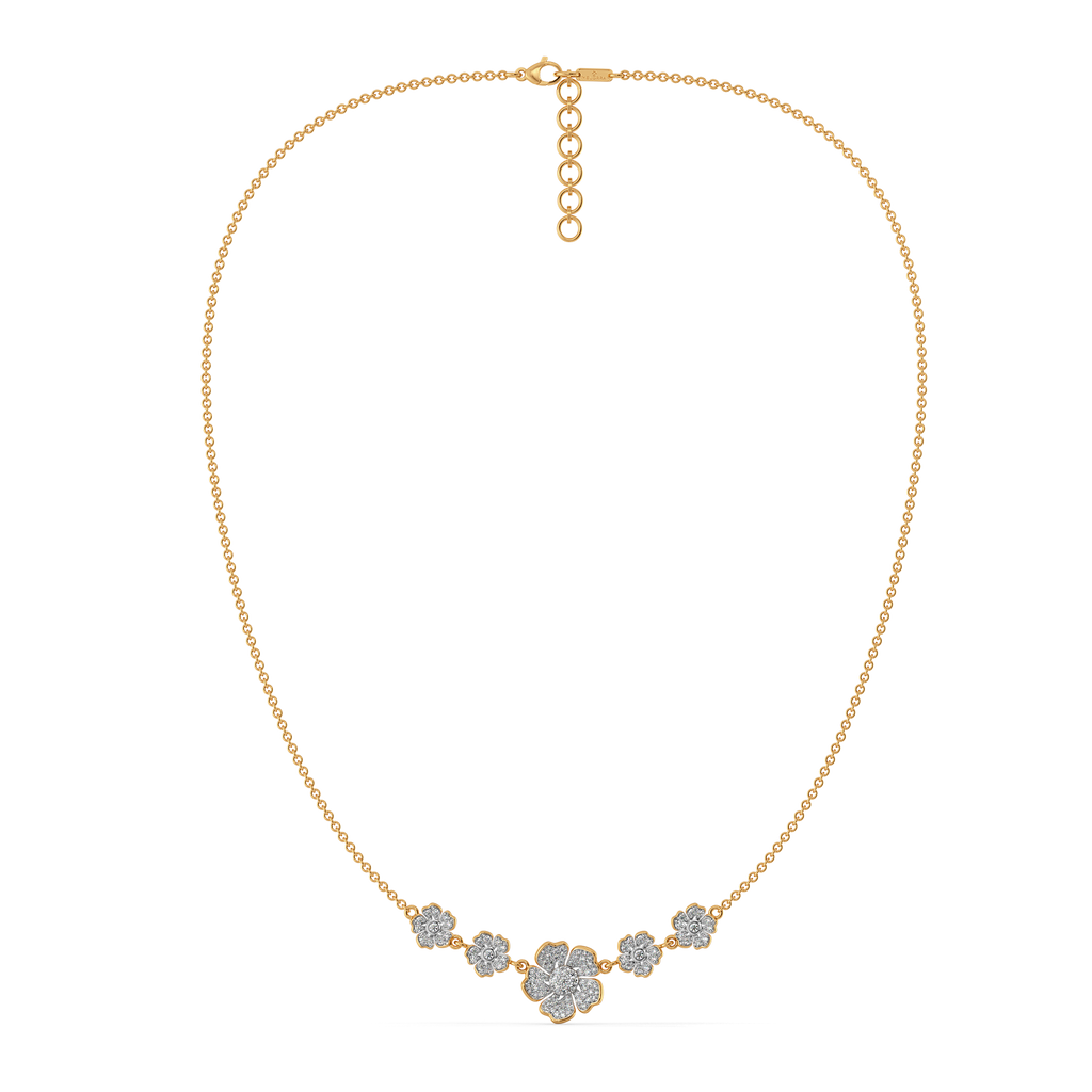 Little Flower Power Diamond Necklaces