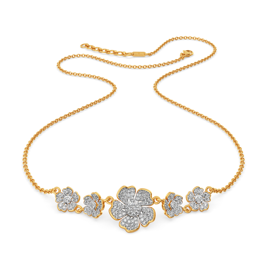 Little Flower Power Diamond Necklaces