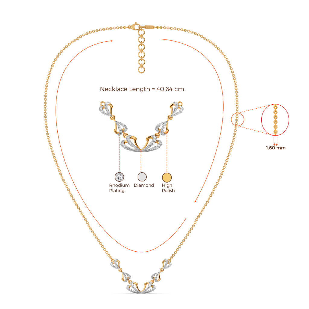Floral Paradise Diamond Necklaces