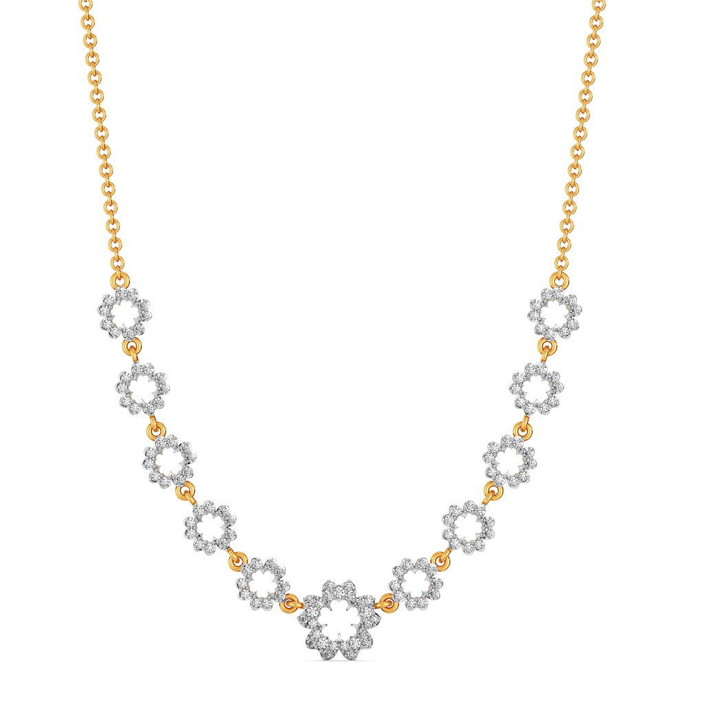 Blooming Joy Diamond Necklaces