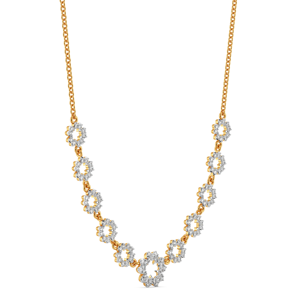 Blooming Joy Diamond Necklaces