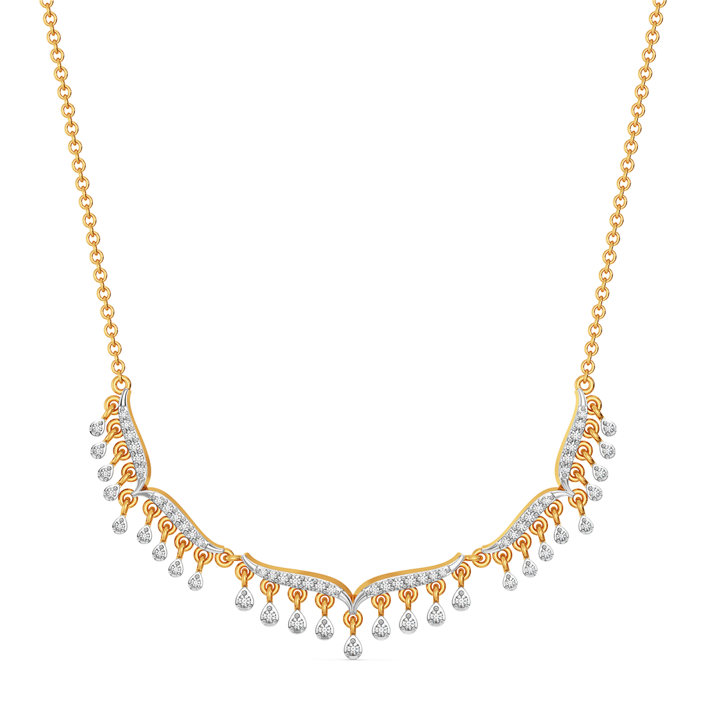 Fringe Pop Diamond Necklaces