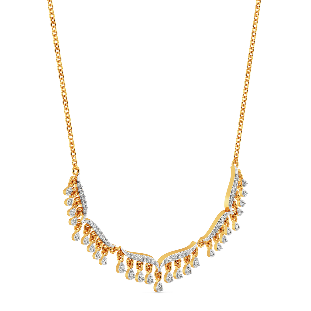 Fringe Pop Diamond Necklaces