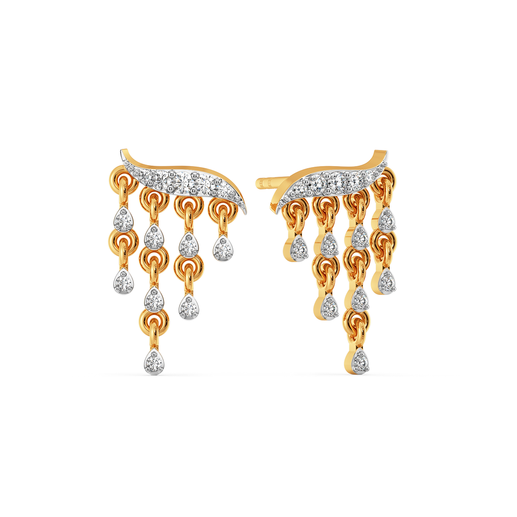 Fringe Pop Diamond Earrings