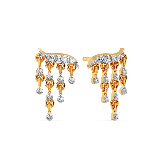 Fringe Pop Diamond Earrings