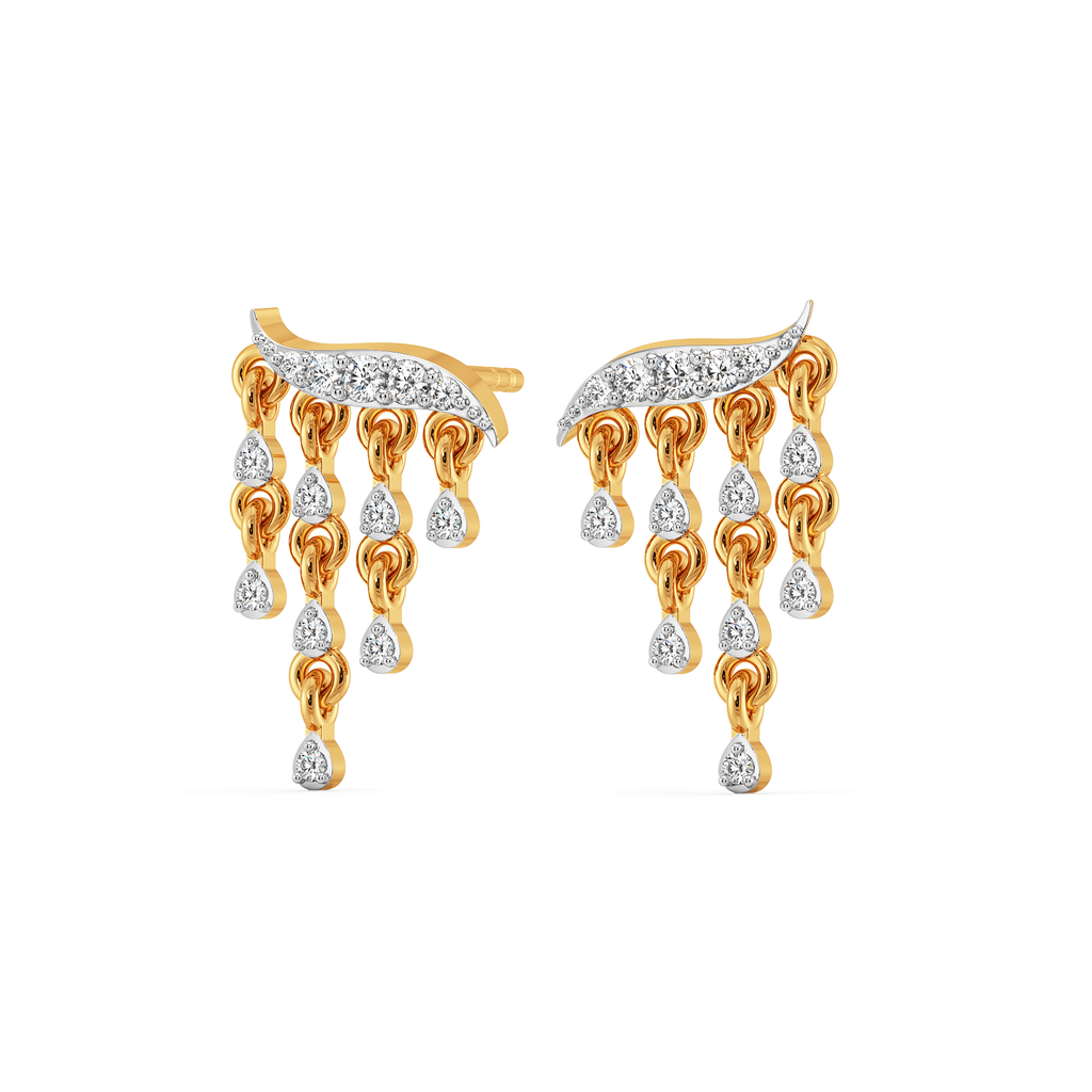 Fringe Pop Diamond Earrings