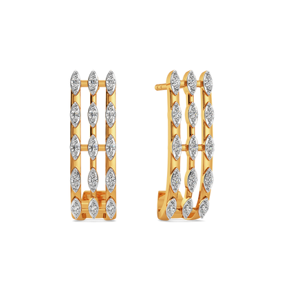 Slay in Fringe Diamond Earrings