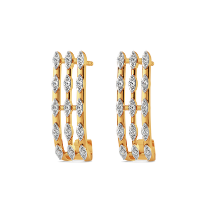 Slay in Fringe Diamond Earrings