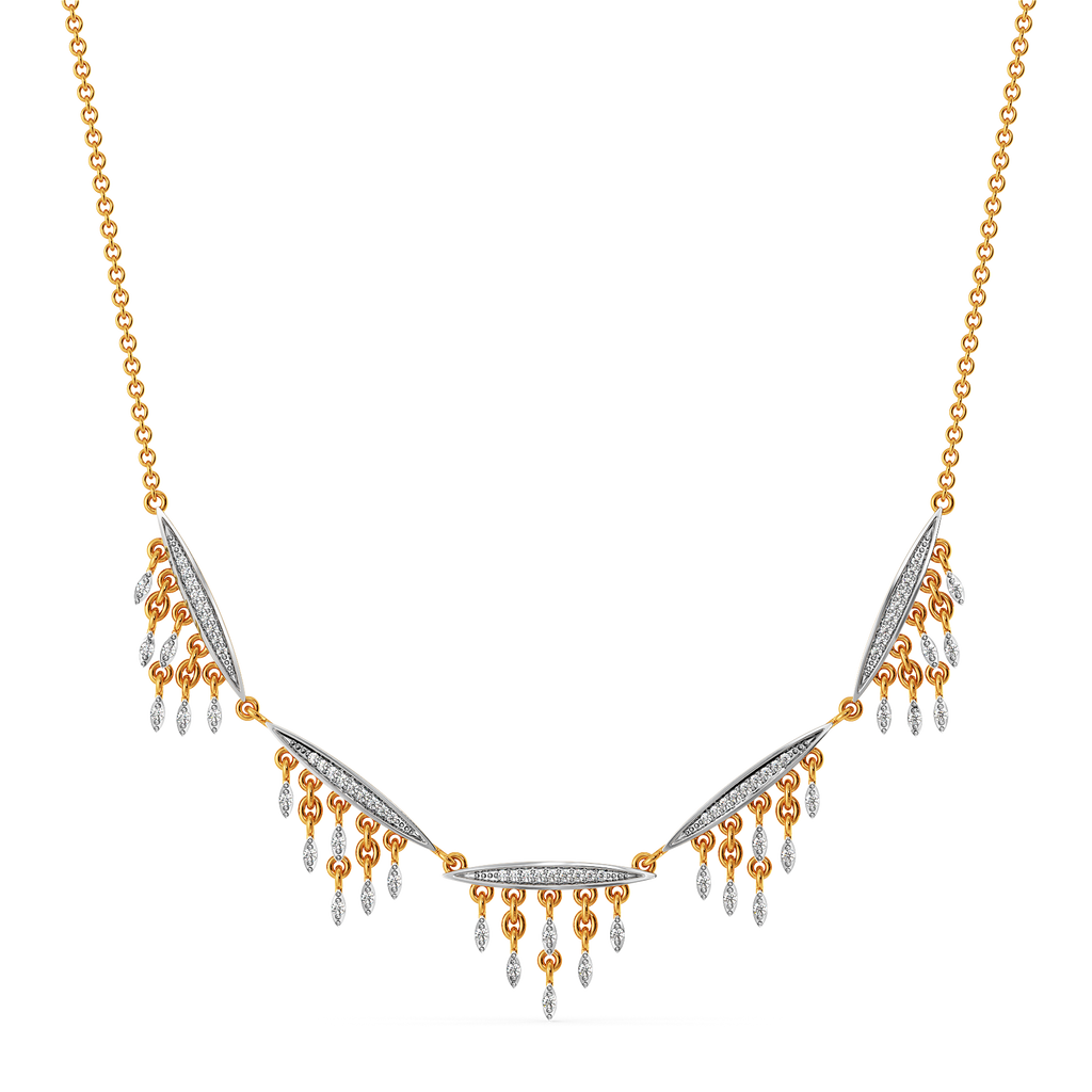 Slay in Fringe Diamond Necklaces