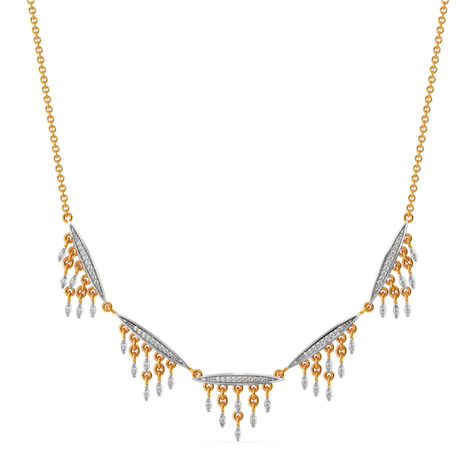 Slay in Fringe Diamond Necklaces