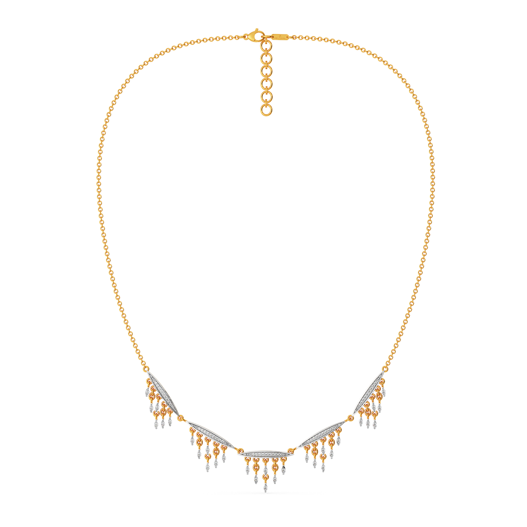 Slay in Fringe Diamond Necklaces