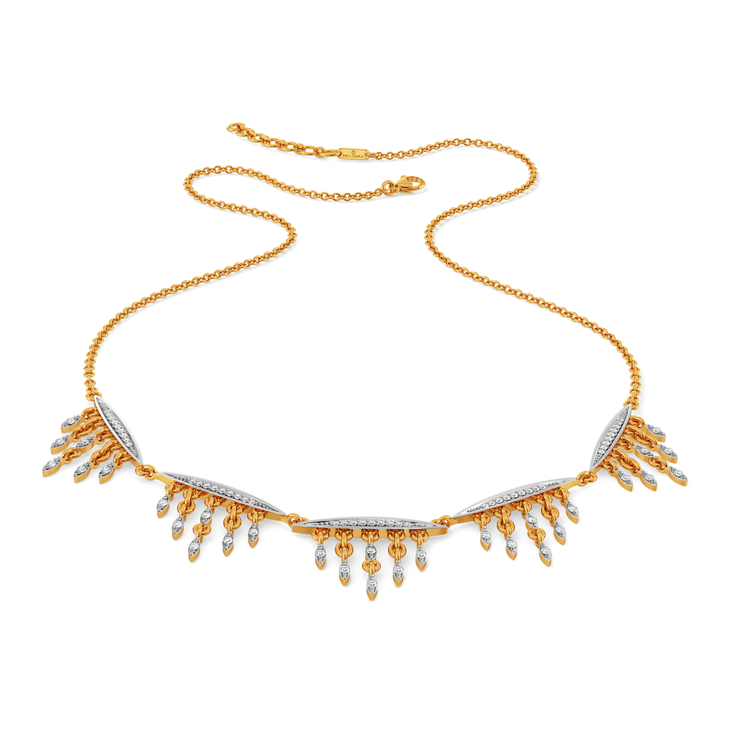 Slay in Fringe Diamond Necklaces