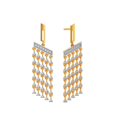 Vibe in Fringe Diamond Earrings