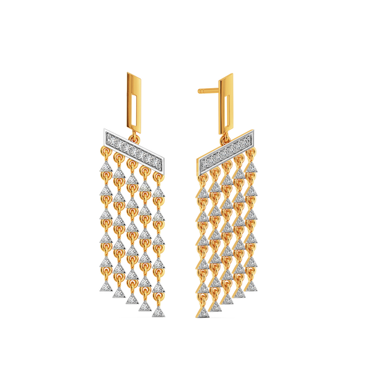 Vibe in Fringe Diamond Earrings