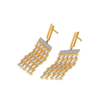 Vibe in Fringe Diamond Earrings