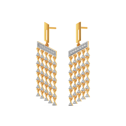 Vibe in Fringe Diamond Earrings