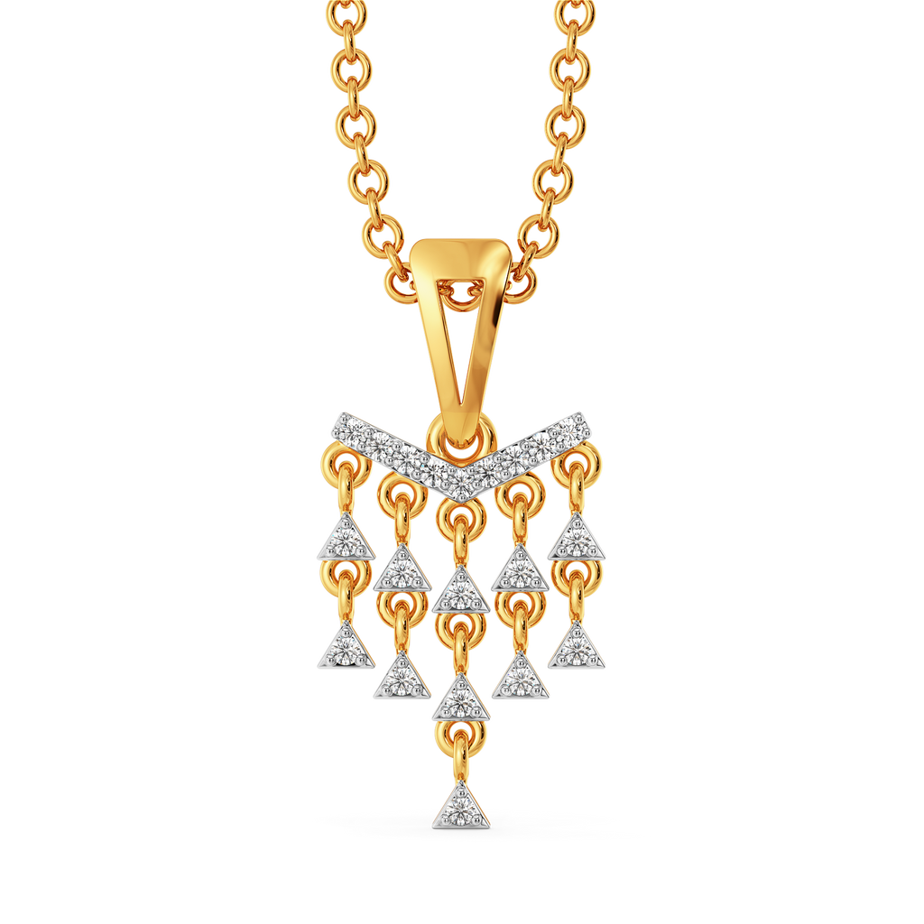 Vibe in Fringe Diamond Pendants
