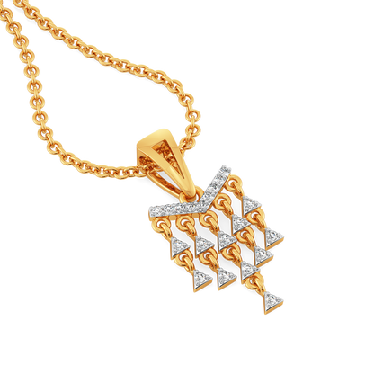 Vibe in Fringe Diamond Pendants