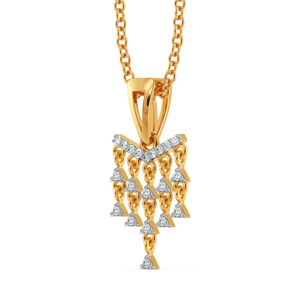Vibe in Fringe Diamond Pendants