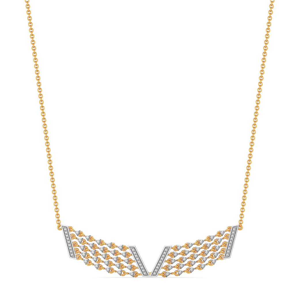 Fringe is Love Diamond Necklaces