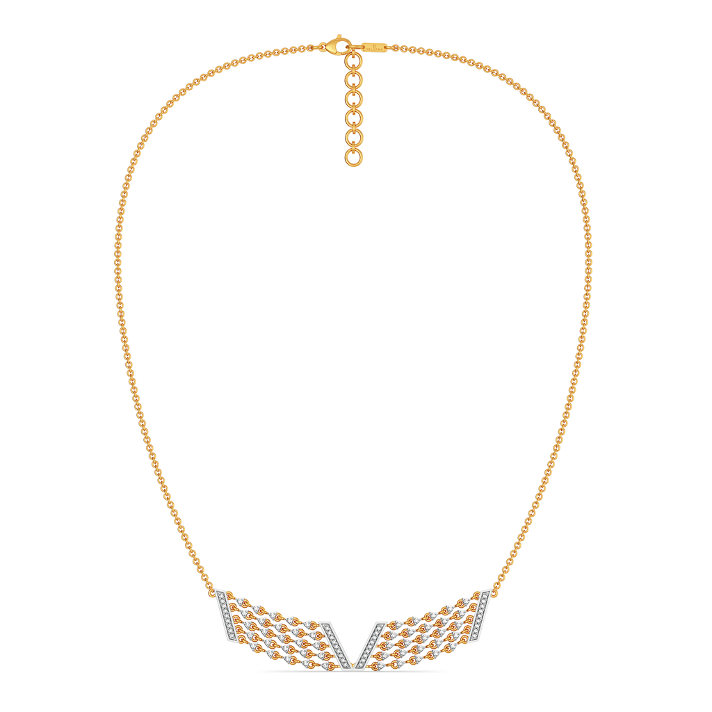 Fringe is Love Diamond Necklaces