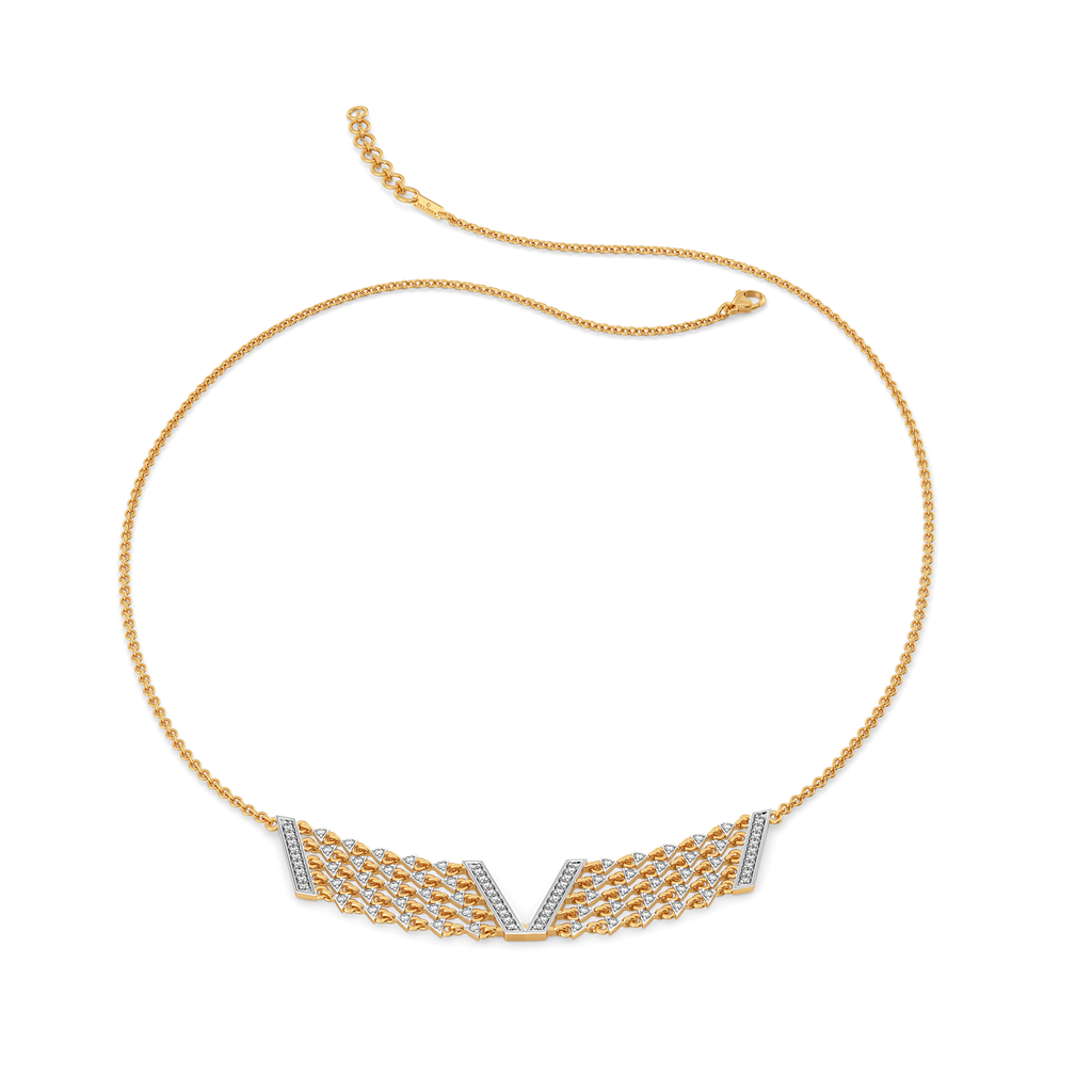 Fringe is Love Diamond Necklaces