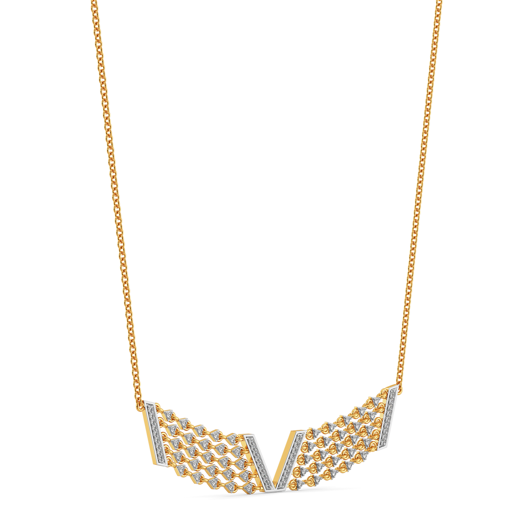 Fringe is Love Diamond Necklaces