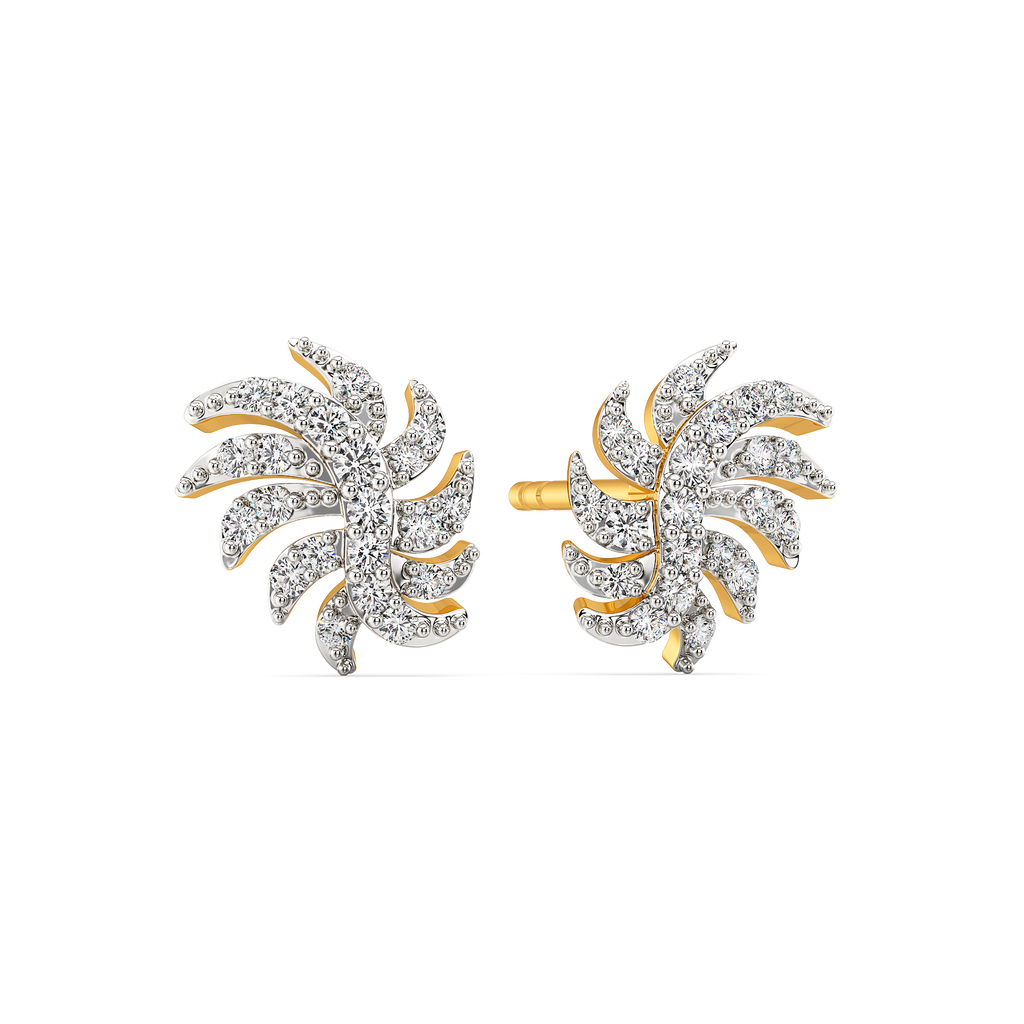 Flapper Girl Diamond Earrings