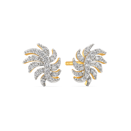 Flapper Girl Diamond Earrings