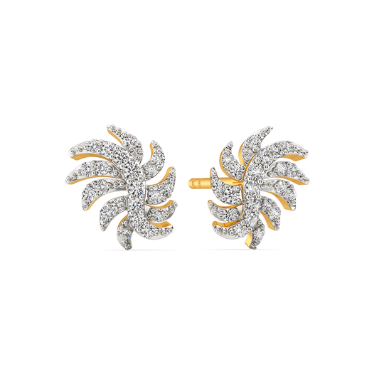Flapper Girl Diamond Earrings