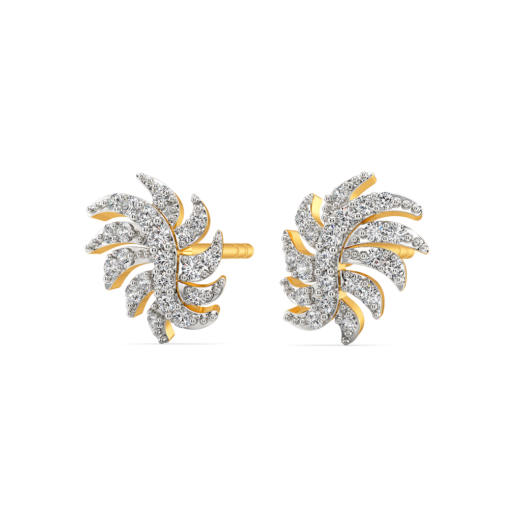 Flapper Girl Diamond Earrings