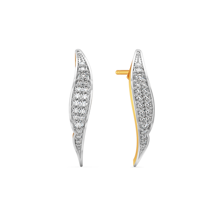 Swing and Swirl Diamond Earrings