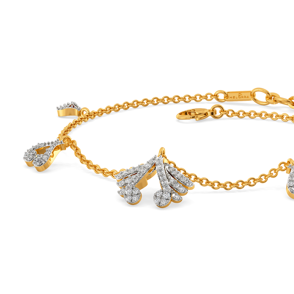 Iconic Flapper  Diamond Bracelets