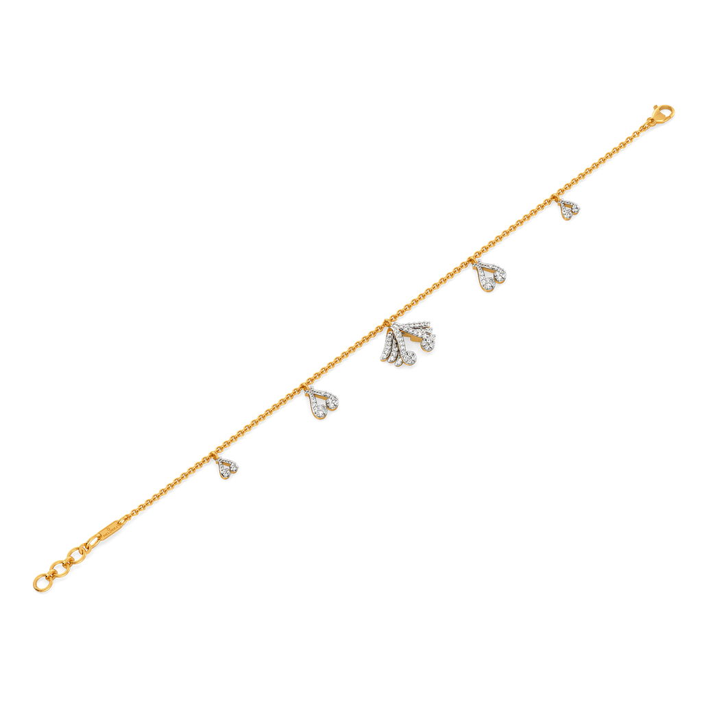 Iconic Flapper  Diamond Bracelets
