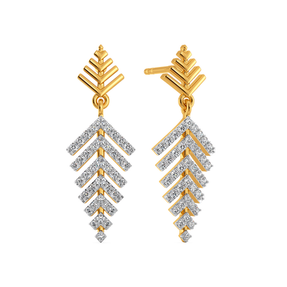 Art Deco Darling Diamond Earrings