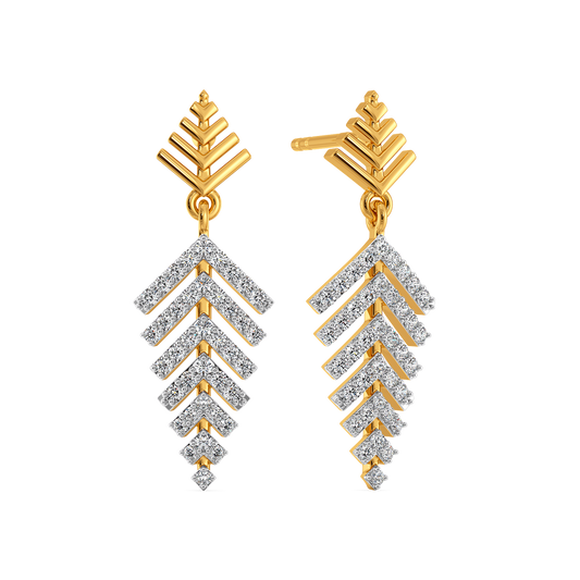 Art Deco Darling Diamond Earrings