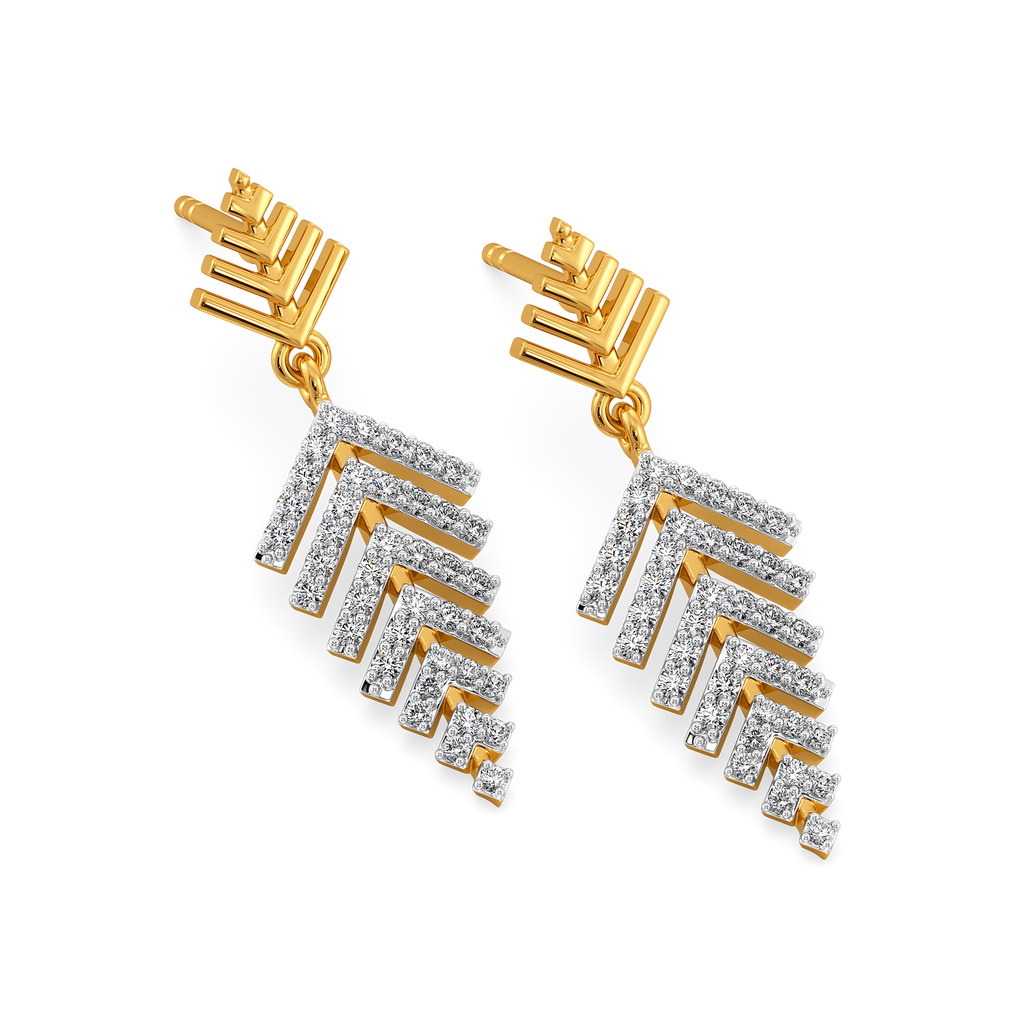 Art Deco Darling Diamond Earrings