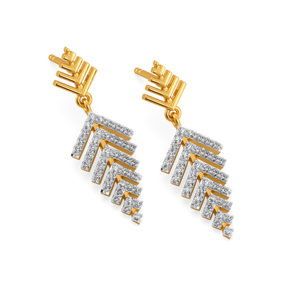 Art Deco Darling Diamond Earrings